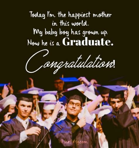 graduation wishes for son congratulations message and quotes