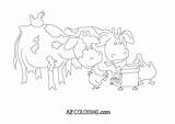 Coloring Clack Moo Click Cows Type Pages Coloringhome sketch template