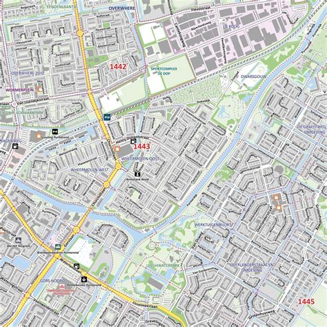 stadsplattegrond purmerend vector map plattegronden collectie