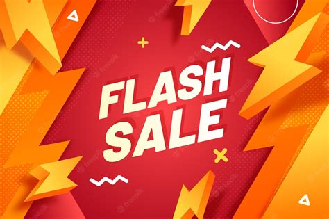 premium vector gradient flash sale background