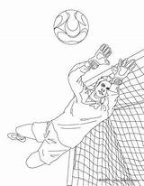 Coloring Pages Goal Keeper Soccer Fifa Do Colouring Football Jumping Color Choose Board Save sketch template