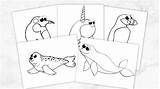Coloring Arctic Animal Book Printable Simple Homeschool Activities Animals sketch template