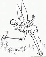 Tinkerbell Coloring Pages Printable Library sketch template