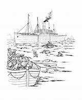 Titanic Coloring Pages Printable Kids Colouring Sheets Print Rms Adult Bestcoloringpagesforkids Books Lineart Gif Ship Project Coloringpages1001 Water People Library sketch template