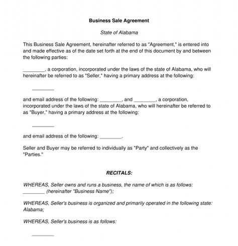 view business purchase  sale agreement template gif gif