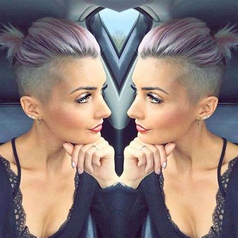 glowing undercut short hairstyles  women page