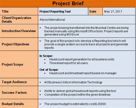 project  template word file   project management