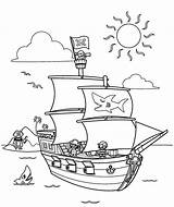 Colorir Navio Pirata Bateau Pirati Paw Dessin Piratas Coloriage Navios Pirates Coloriages Nave sketch template
