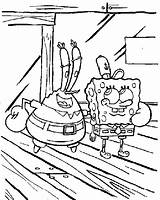 Spongebob Eponge Crabe Ponge Squarepants Spugna Esponja Colorier Marcadores sketch template