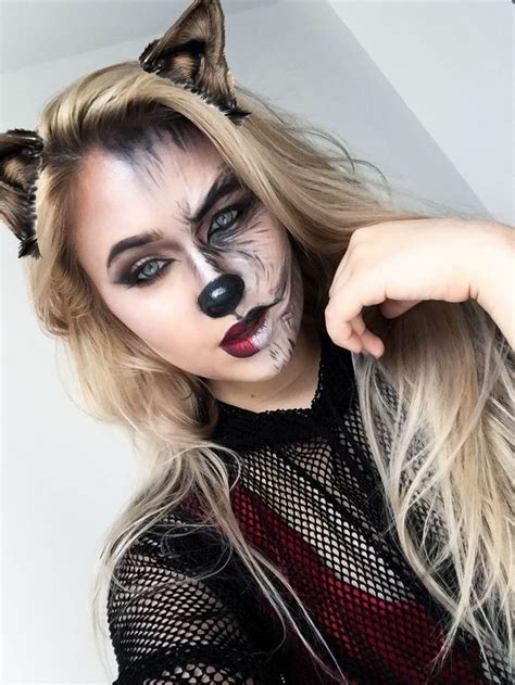 werewolf shewolf bigbadwolf makeup halloween ideas look
