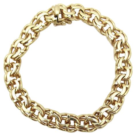 vintage tiffany   charm bracelet  karat yellow gold  stdibs