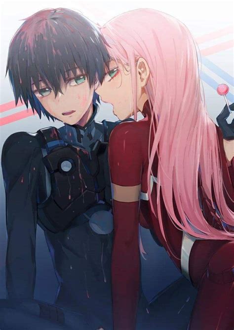 Hiro And Zero Two Darling In The Franxx Casal Anime