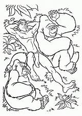 Tarzan Disney Coloring Pages Jane Camp Summer Popular Coloringhome sketch template