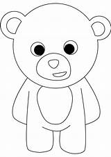 Coloring Bear Teddy Pages Print Template Baby Pajama Sheets Printable Color Templates Please Handout Below Click Getdrawings Getcolorings Popular sketch template