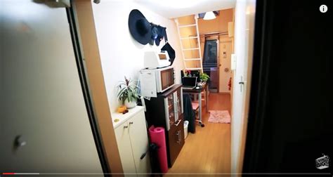 tiny tokyo apartment makes up for lack of space with clever design