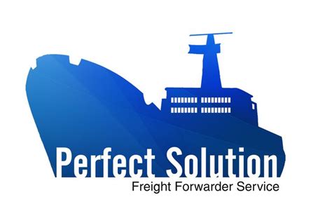 freight forwarder perfect solution logo company logo freight forwarder logo design