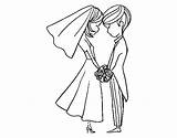 Moglie Marito Marido Novios Casados Colorare Noivos Dibuixos Marit Muller Coloriages Acolore Casamentos Bodas Nozze Casaments sketch template