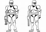 Clone Coloring Trooper Disegni Colorare Gratuit Troopers Commander Clipartmag sketch template