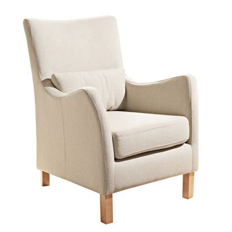 fauteuil design elise couleur beige matiere pol achat vente