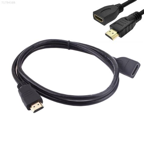 hdmi high speed hdmi extension cable male  female supports ethernet   audio return