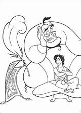 Aladdin Genie из sketch template