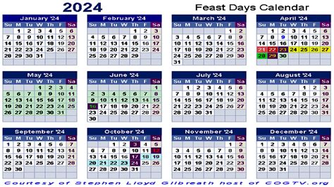 cogtvorgcalendar church  god hebrew holy day calendar