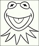 Kermit Frog Coloring Pages Drawing Draw Printable Color Drawings Sketch Face Muppets Colouring Template Head Muppet Kids Frogs Remodel Zini sketch template