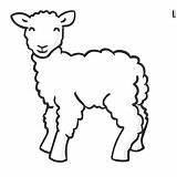 Lamb Spring Coloring sketch template