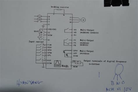 wiring  potentiometer   vfd
