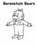 Berenstain Tocolor Papa sketch template