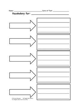 printable blank vocabulary worksheets tedy printable activities