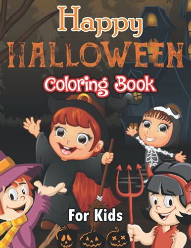 happy halloween coloring book  kids   cute halloween