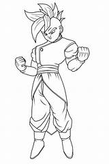 Coloring Buu Kid Pages Dbz Comments sketch template