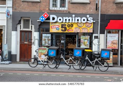 dominos pizza restaurant  amsterdam  netherlands