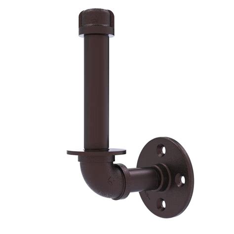 allied brass pipeline collection upright wall mount toilet paper holder