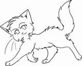 Warrior Cat Coloring Pages Cats Color Printable Template Print Clan Kids Made Girls Firestar Line Clipart Colouring X3 Want Some sketch template