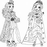 Ever After High Coloring Pages Print Color Coloringtop sketch template