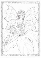 Enchanted Fairies Haven Coloring Creative Book sketch template