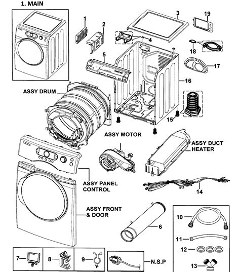 samsung electric dryer wiring diagram colorin