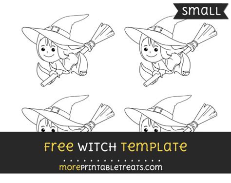 witch template small