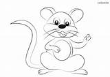 Maus Malvorlage Waldtiere Mice Lachende Gerbil Lustige Ausmalbilder sketch template