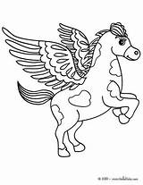 Horse Coloring Flying Pages Pegasus Greek Mythology Minotaur Getcolorings Print Color Printable Getdrawings Hellokids sketch template