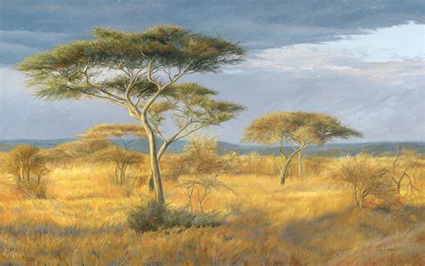 african landscape painting  lucie bilodeau