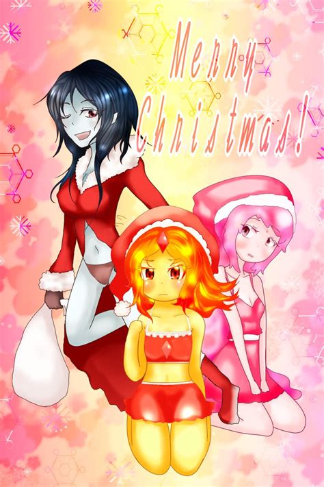 Merry Chrismas From Sexy Santa Girls Adventure Time With