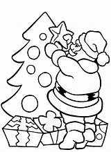 Coloring Claus sketch template