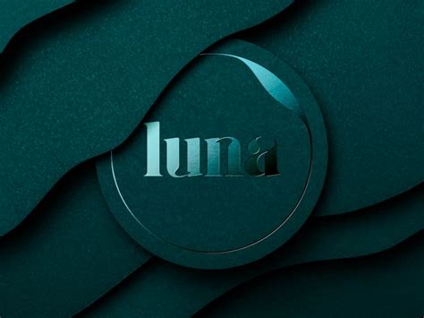 lunac logo design  usarek studio  dribbble   logo design