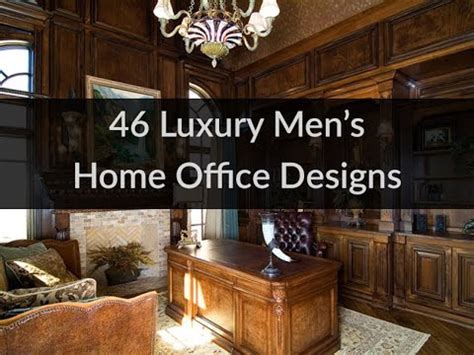 luxury mens home office designs youtube