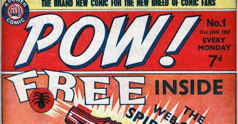 blimey the blog of british comics 50 year flashback pow no 1