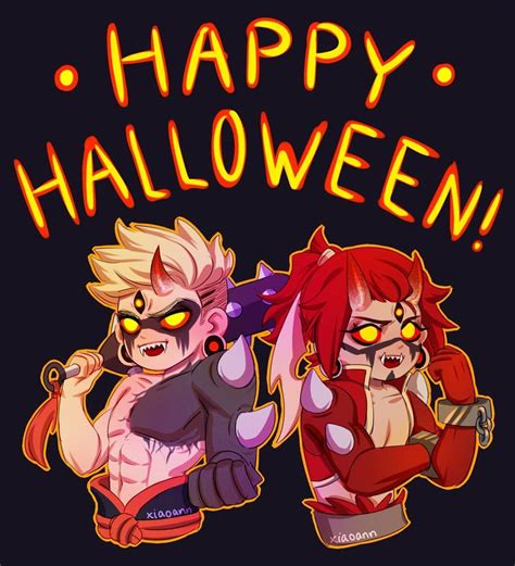 Happy Halloween Swipe To Choose Your Fighter Featuring Oni Bakugou