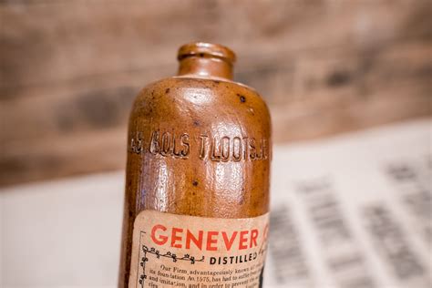 vintage genever gin bols gin stoneware bottle ceramic bottle amsterdam bottle man cave bar